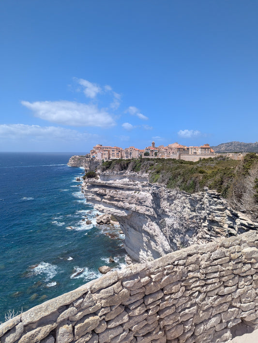 Bonifacio and its  white cliff